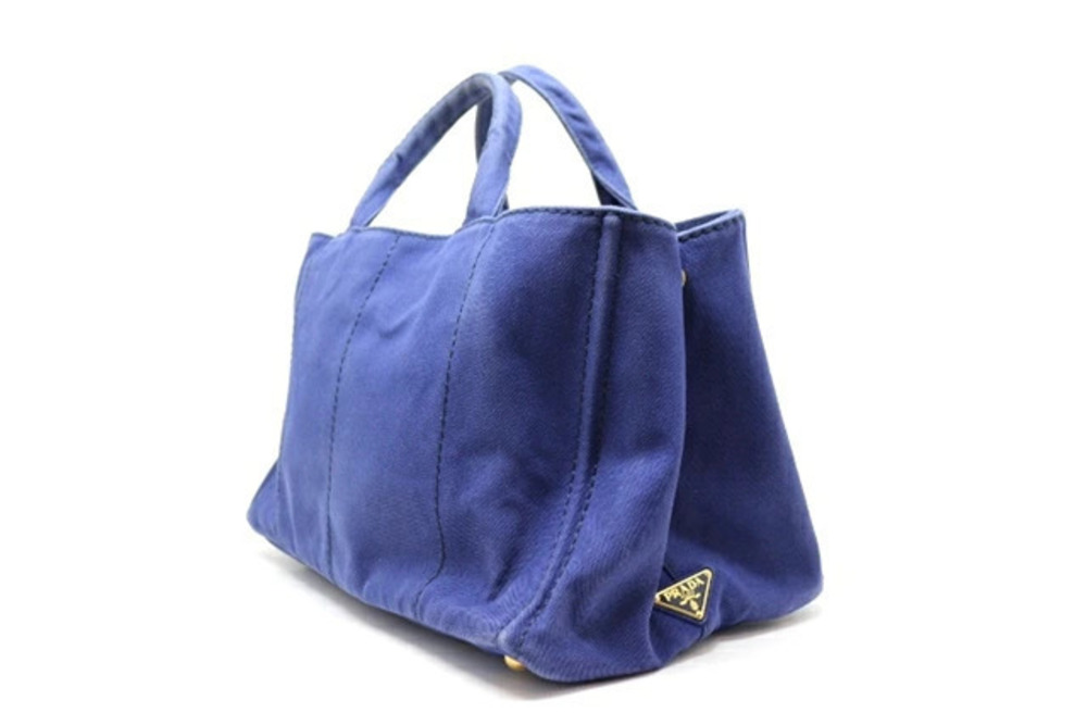 Prada Canapa canvas handbag blue